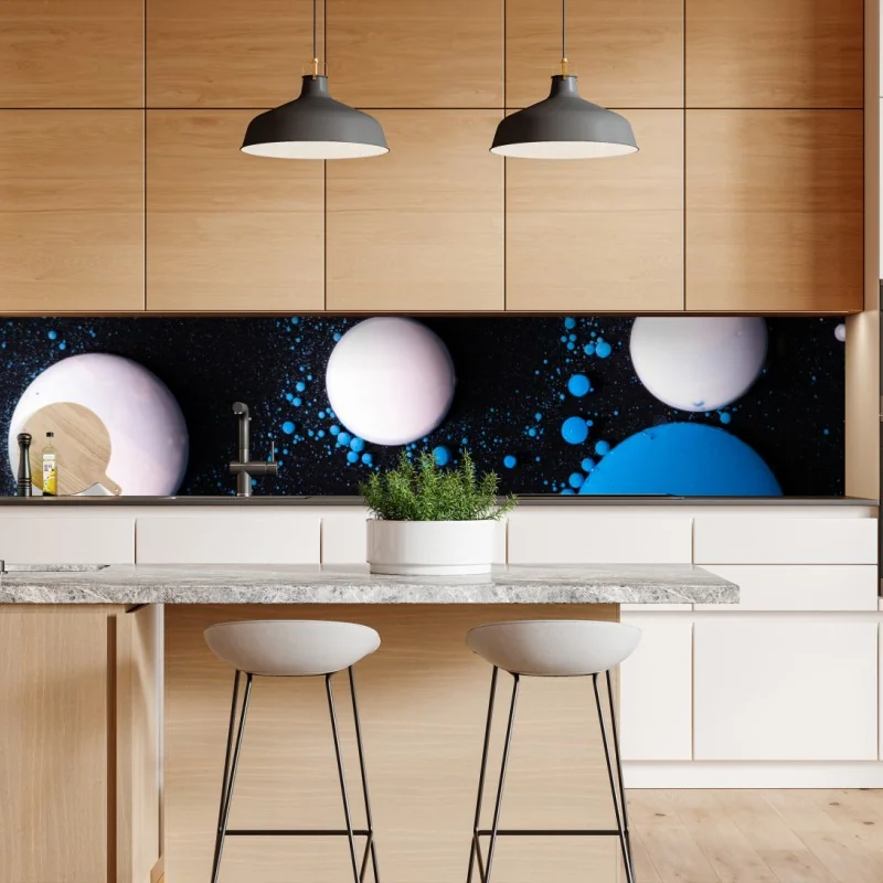 Naklejka repozycjonowalna trzy czerwone tulipany na czarnym tle – Wallissimo®