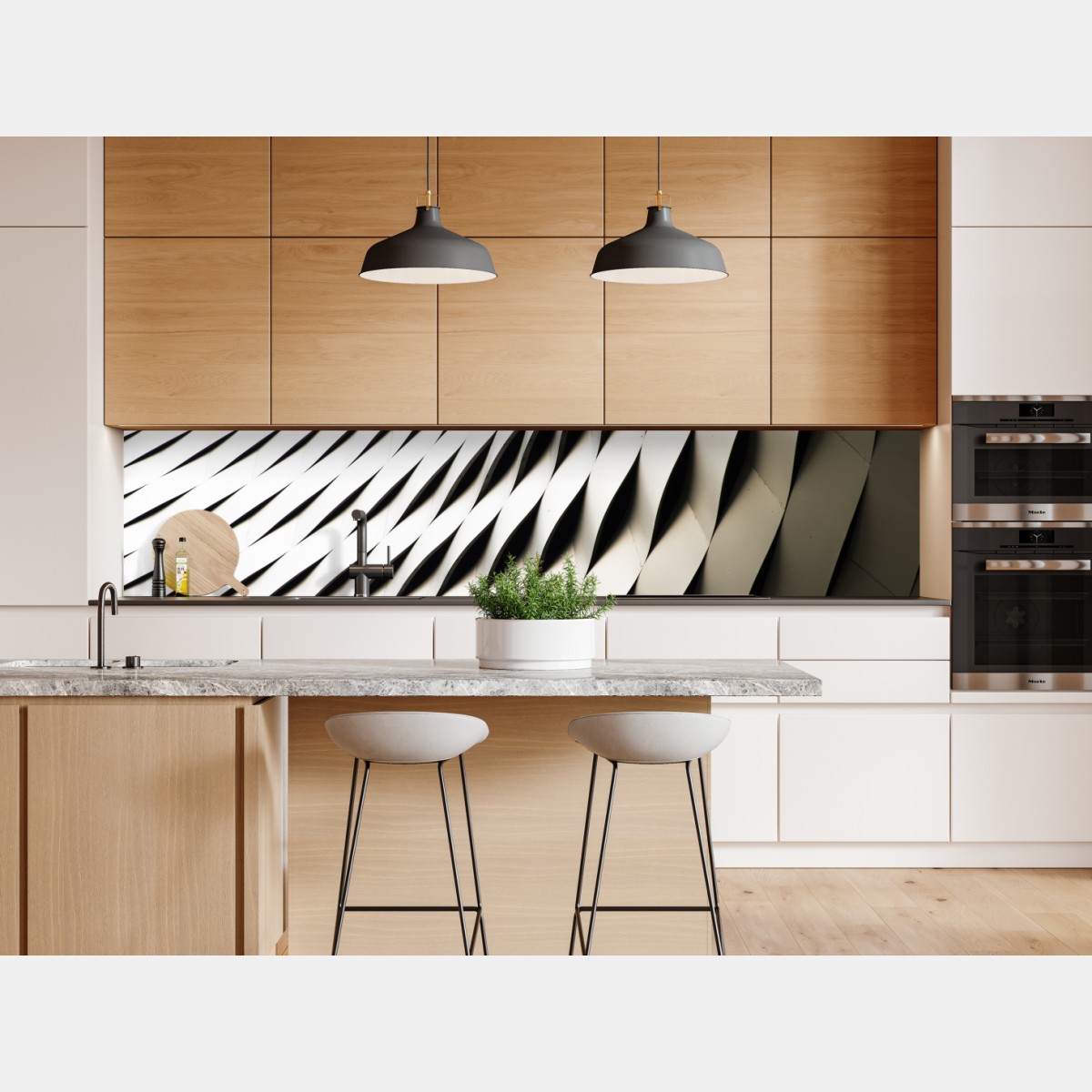 Naklejka repozycjonowalna nowoczesny geometryczny wzór architektoniczny – Wallissimo® Naklejka repozycjonowalna nowoczesny geometryczny wzór architektoniczny – Wallissimo®