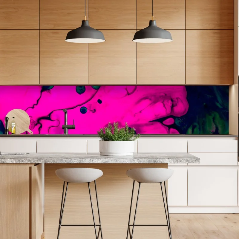 Naklejka repozycjonowalna czarny marmur ze złotymi żyłami – Wallissimo®