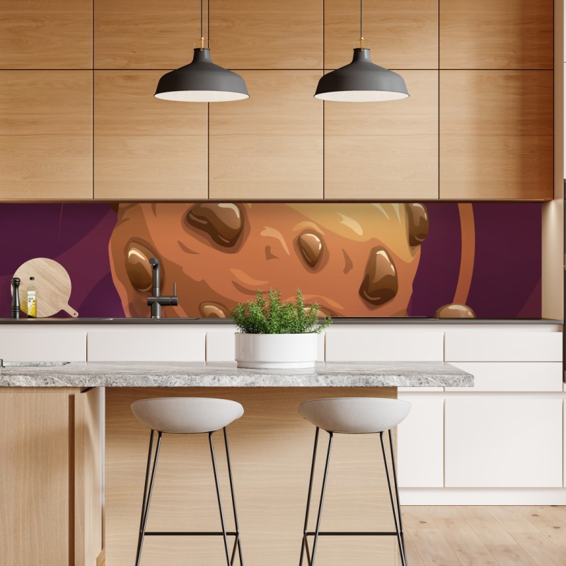 Naklejka repozycjonowalna delikatny akwarelowy wzór z liśćmi eukaliptusa – Wallissimo®