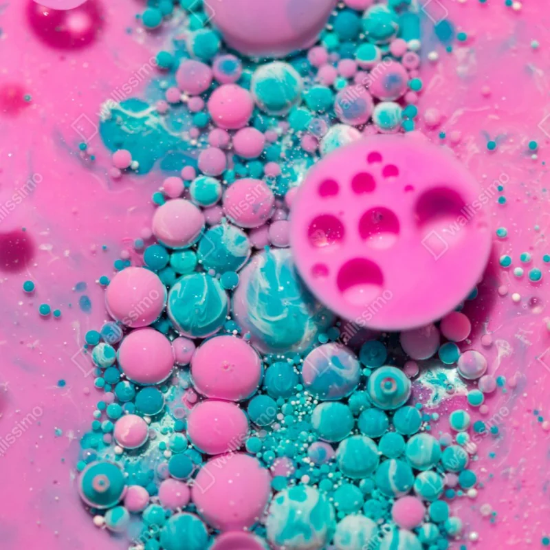 Naklejka repozycjonowalna różowy i turkusowy marmur abstrakcyjny – Wallissimo® Naklejka repozycjonowalna różowy i turkusowy marmur abstrakcyjny – Wallissimo®