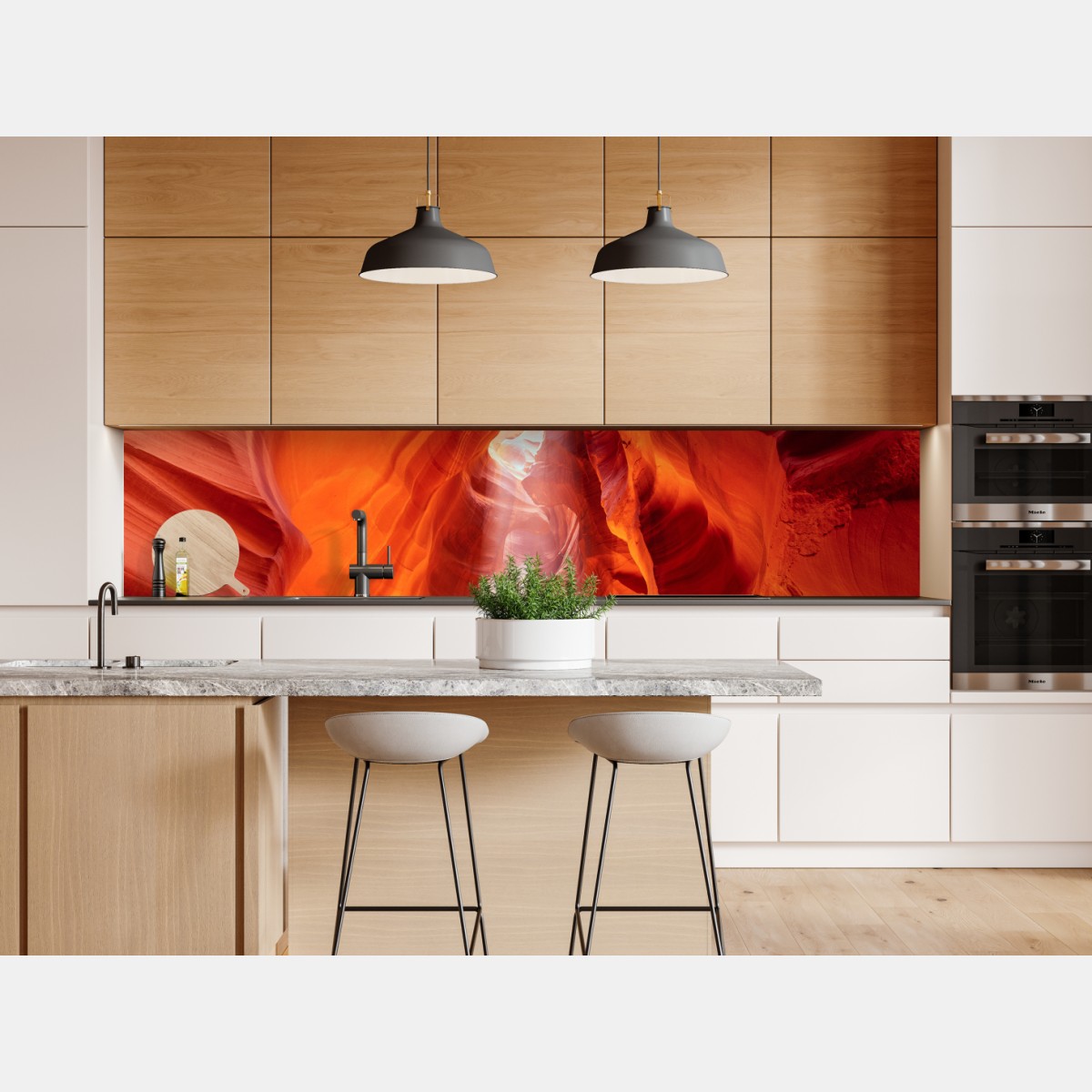 Naklejka repozycjonowalna słoneczny promień w kanionie piaskowcowym – Wallissimo® Naklejka repozycjonowalna słoneczny promień w kanionie piaskowcowym – Wallissimo®