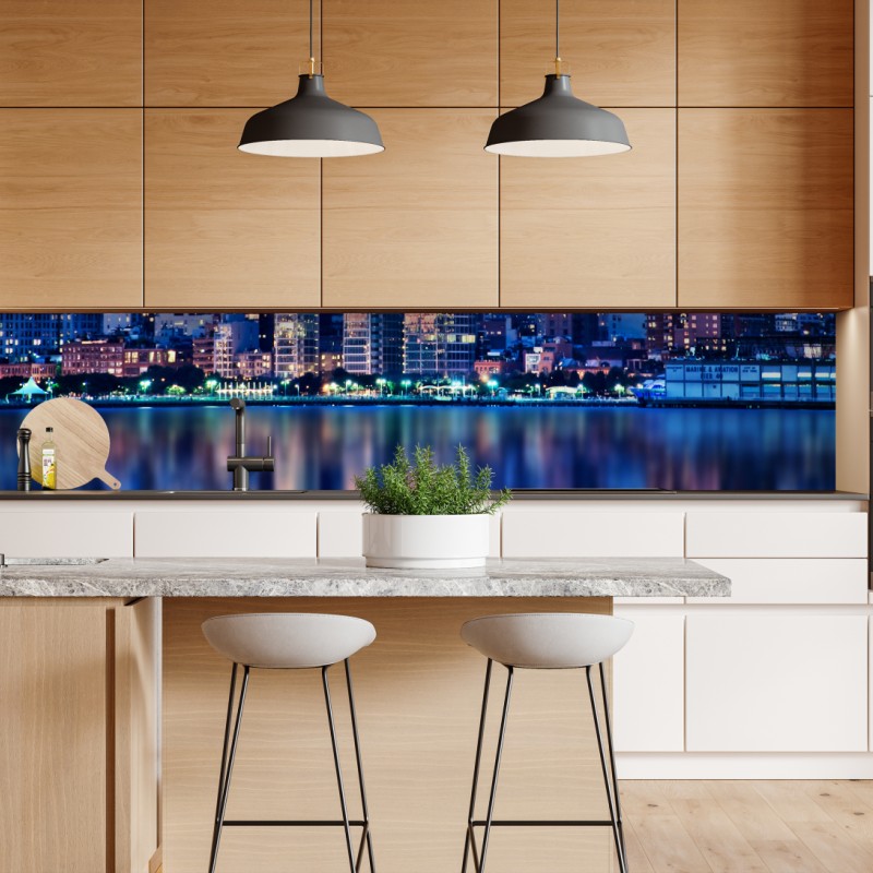 Naklejka repozycjonowalna zielono-złota płynna marmurkowa grafika – Wallissimo®