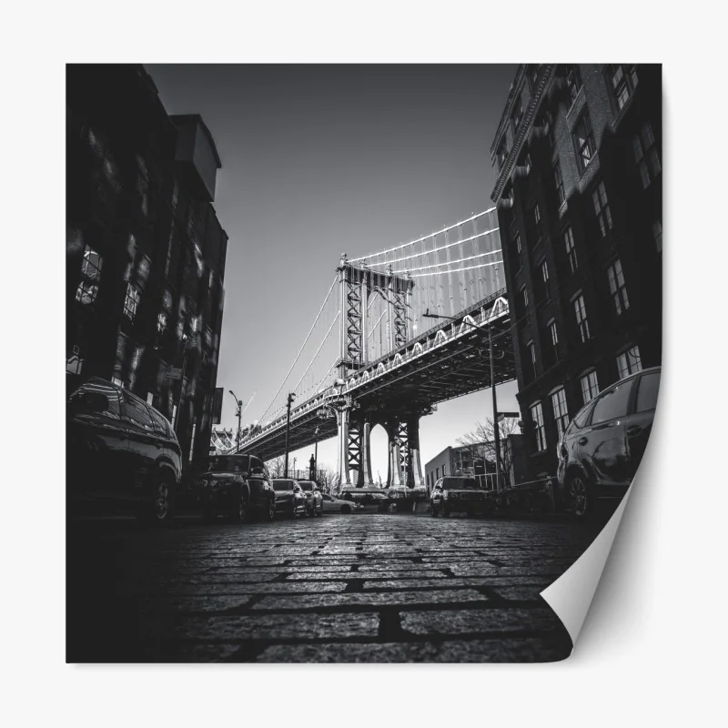 Naklejka repozycjonowalna złote geometryczne fasety – Wallissimo®