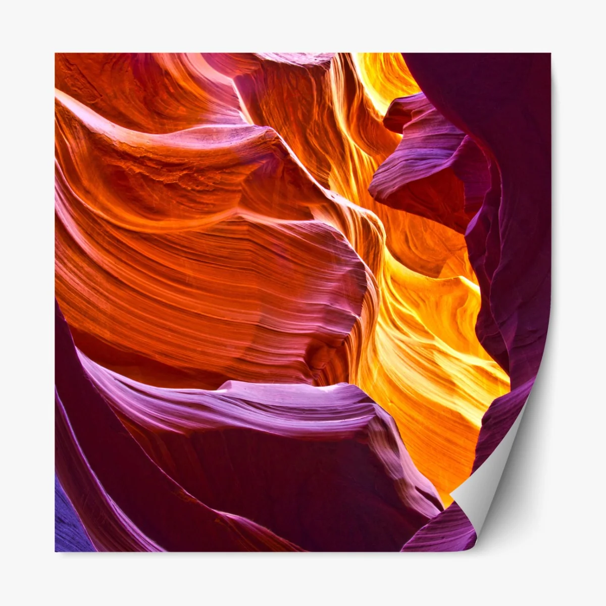 Naklejka repozycjonowalna słoneczny kanion piaskowcowy – Wallissimo® Naklejka repozycjonowalna słoneczny kanion piaskowcowy – Wallissimo®