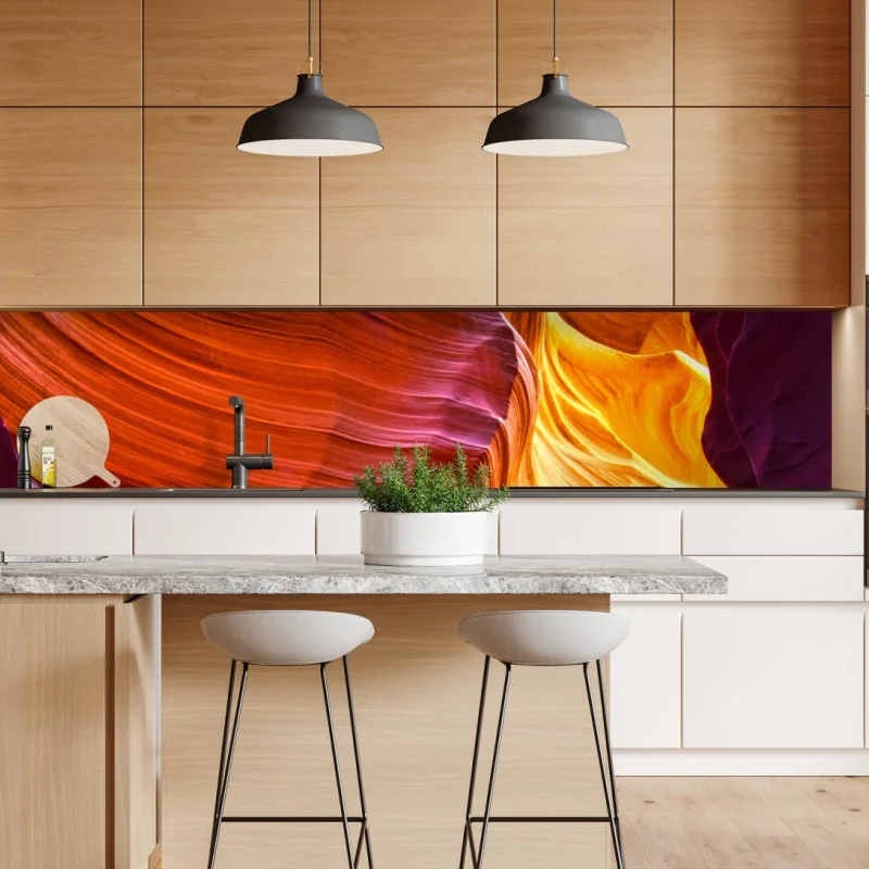 Naklejka repozycjonowalna złoty art deco łukowy wzór – Wallissimo®