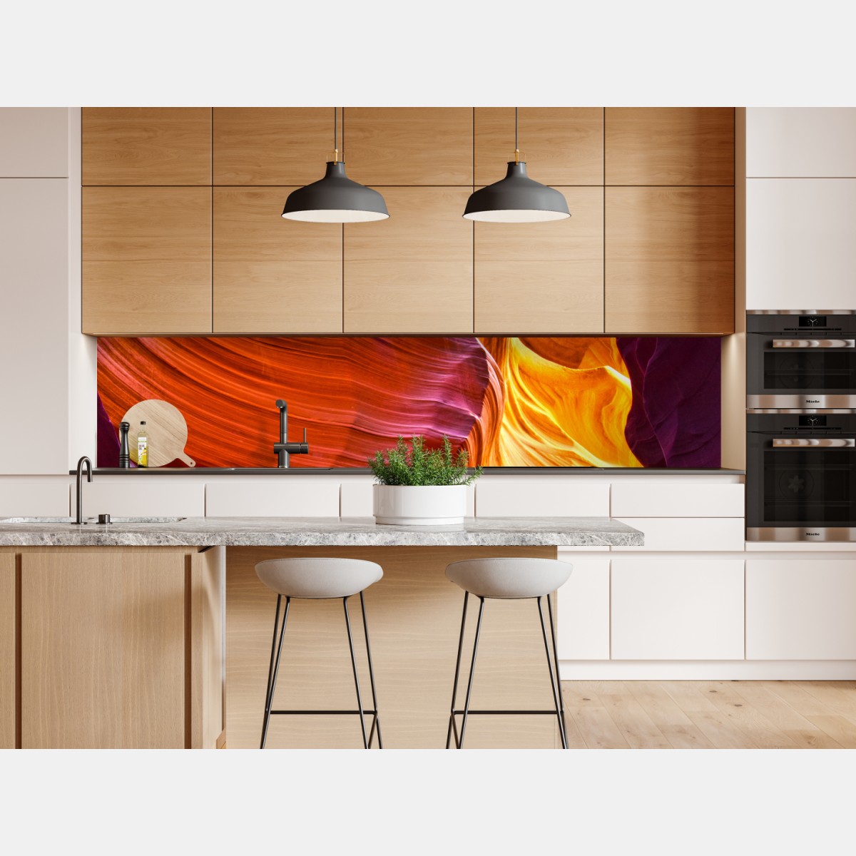 Naklejka repozycjonowalna słoneczny kanion piaskowcowy – Wallissimo® Naklejka repozycjonowalna słoneczny kanion piaskowcowy – Wallissimo®