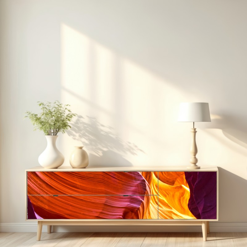 Naklejka repozycjonowalna słoneczny kanion piaskowcowy – Wallissimo® Naklejka repozycjonowalna słoneczny kanion piaskowcowy – Wallissimo®