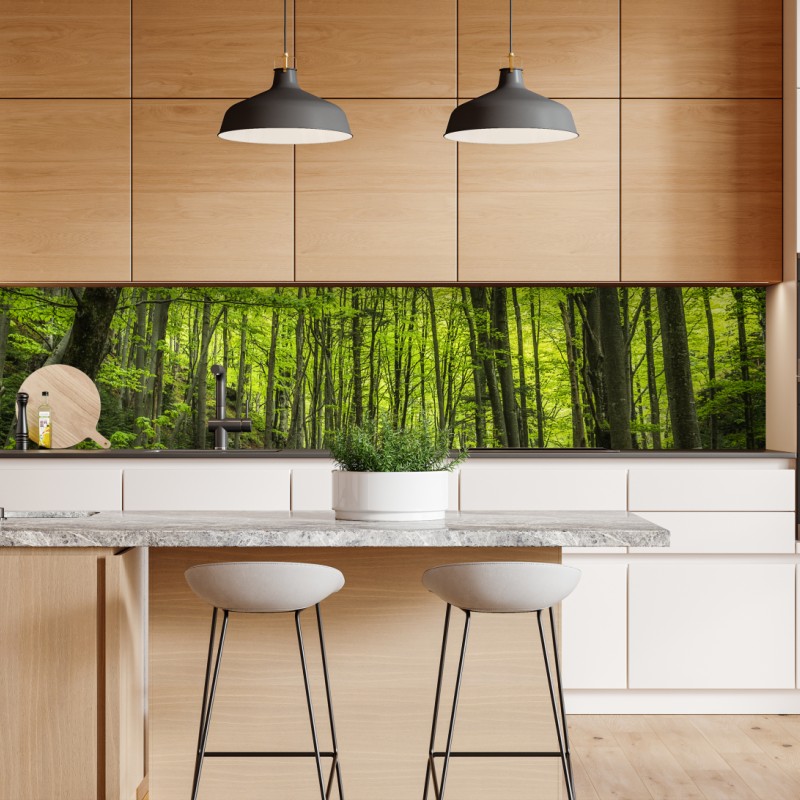 Naklejka repozycjonowalna złote tropikalne liście line art – Wallissimo®