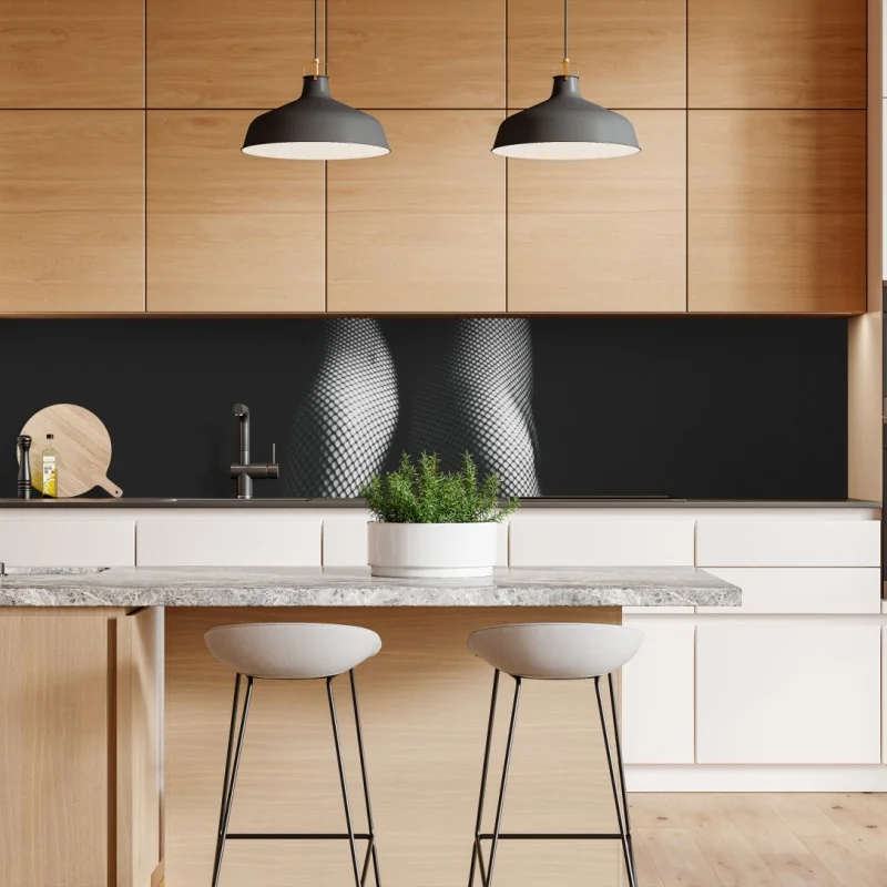 Naklejka repozycjonowalna odważny geometryczny wzór na ścianę – Wallissimo®