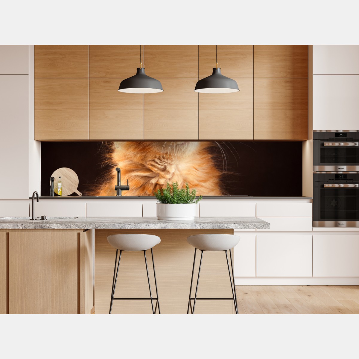 Naklejka repozycjonowalna uroczy rudy kociak w portrecie – Wallissimo® Naklejka repozycjonowalna uroczy rudy kociak w portrecie – Wallissimo®