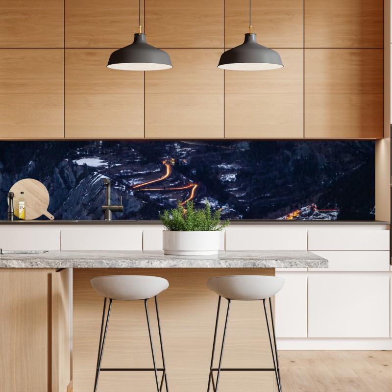 Naklejka repozycjonowalna Tower Bridge odbicie w odcieniach szarości – Wallissimo®