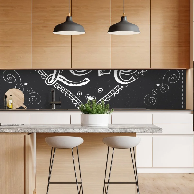 Naklejka repozycjonowalna czarny marmur ze złotymi żyłami – Wallissimo®