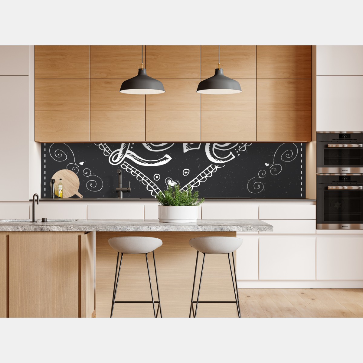 Naklejka repozycjonowalna wszystko, czego potrzebujesz, to miłość i kawa – Wallissimo® Naklejka repozycjonowalna wszystko, czego potrzebujesz, to miłość i kawa – Wallissimo®