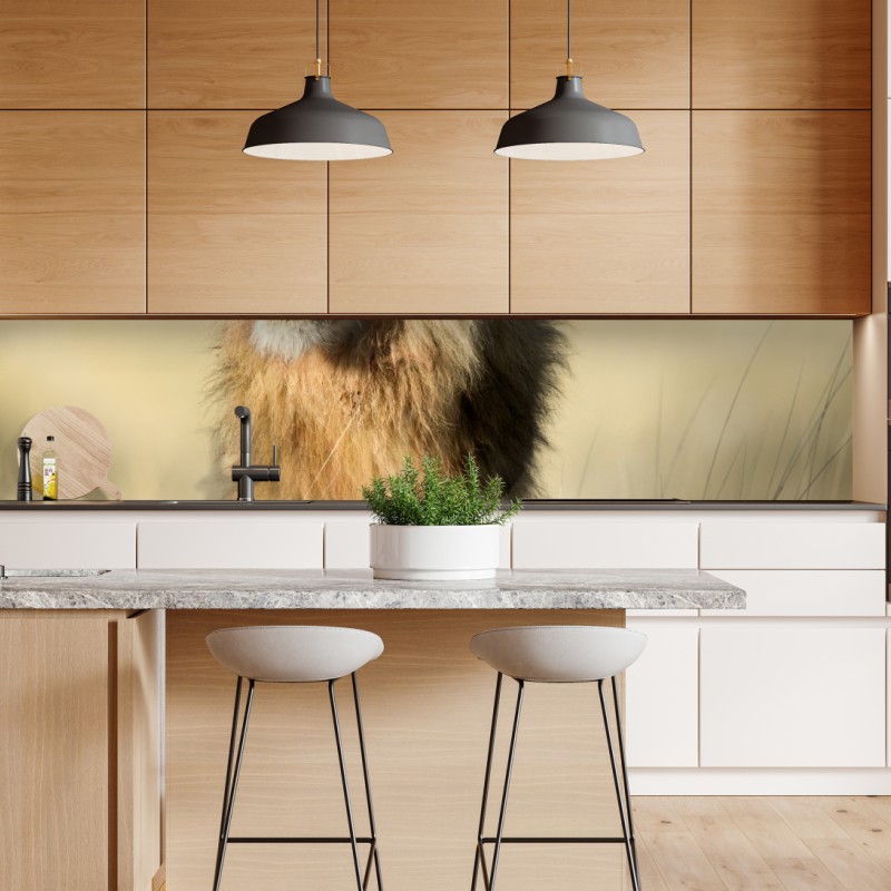 Naklejka repozycjonowalna ściana z mchem na ceglanej strukturze – Wallissimo®