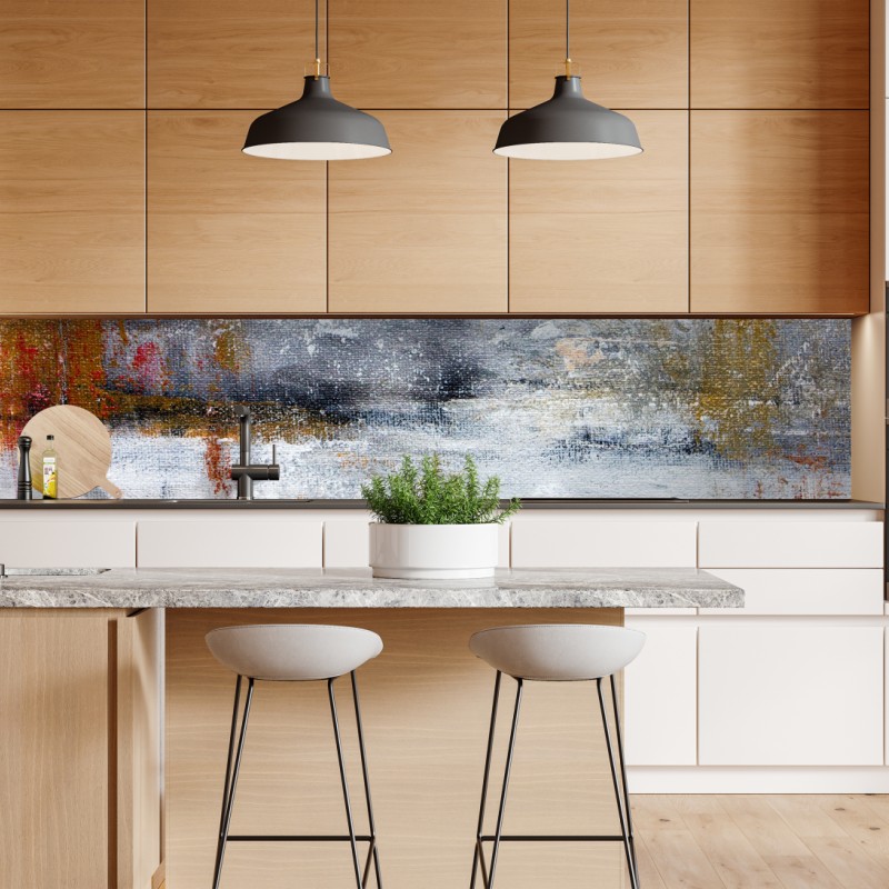 Naklejka repozycjonowalna ściana z mchem na ceglanej strukturze – Wallissimo®