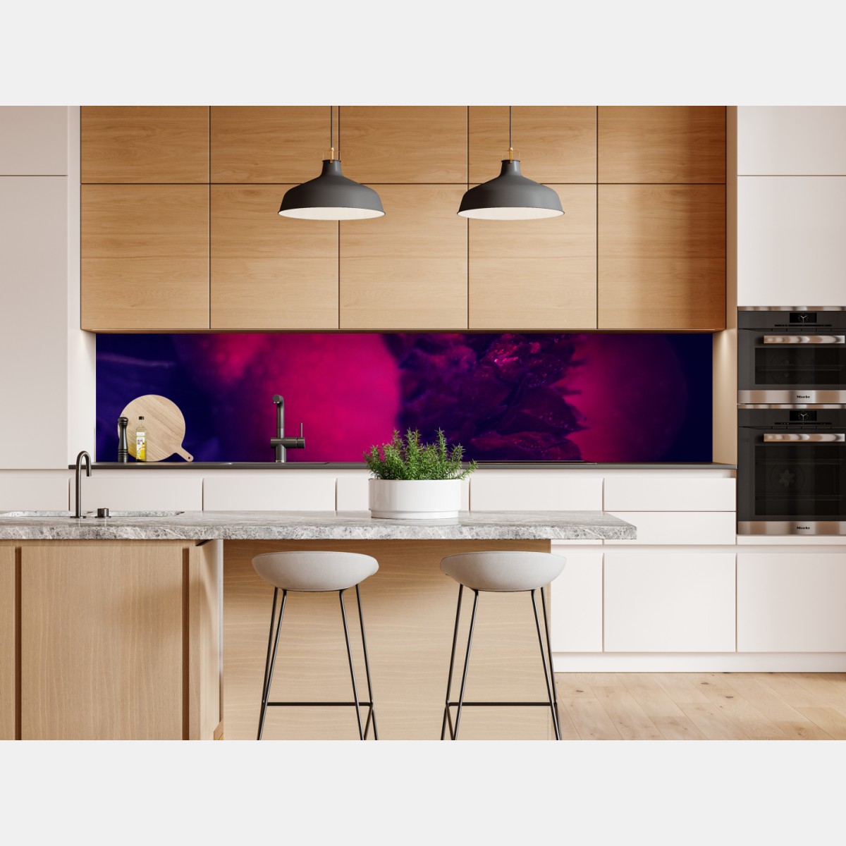 Naklejka repozycjonowalna nastrojowa różowa piwonia zbliżenie – Wallissimo® Naklejka repozycjonowalna nastrojowa różowa piwonia zbliżenie – Wallissimo®