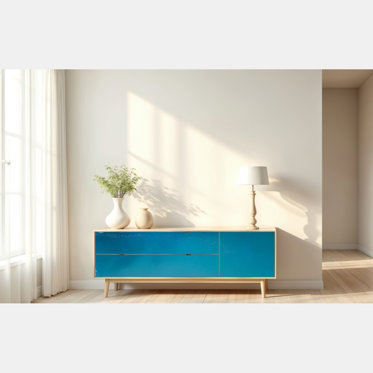 Naklejka repozycjonowalna powietrzny widok turkusowej plaży na Nusa Penida – Wallissimo® Naklejka repozycjonowalna powietrzny widok turkusowej plaży na Nusa Penida – Wallissimo®