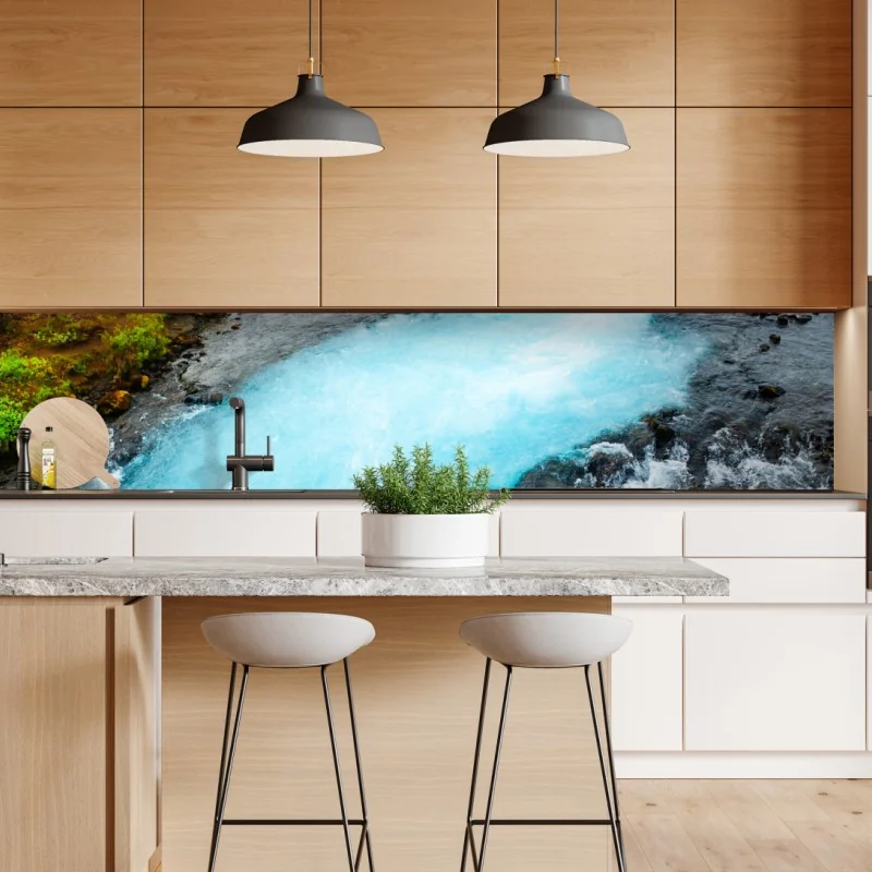 Naklejka repozycjonowalna wzór z różowymi flamingami – Wallissimo®