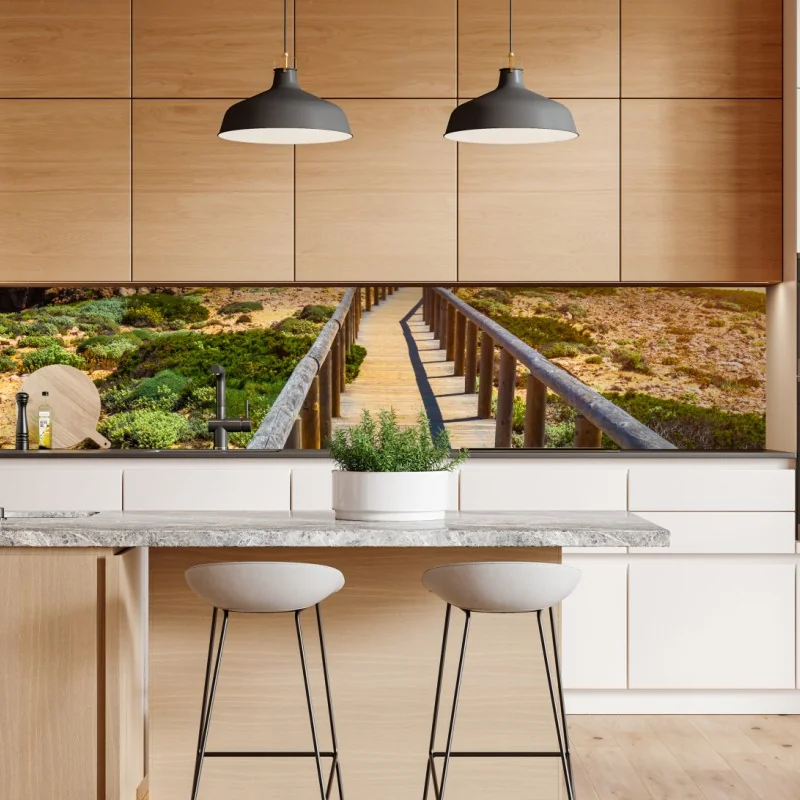 Naklejka repozycjonowalna odważne geometryczne linie – Wallissimo®