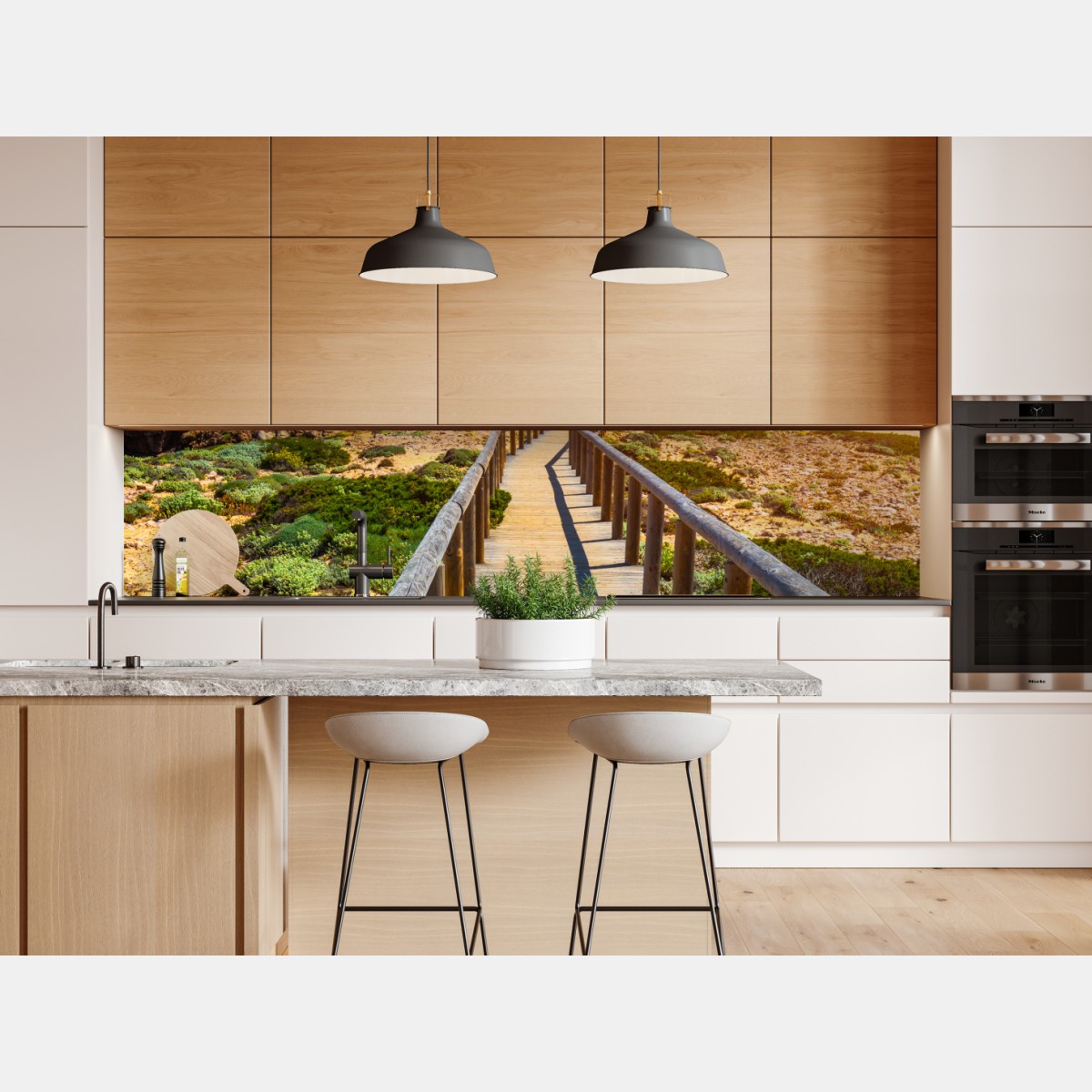 Naklejka repozycjonowalna deptak do Praia da Bordeira – Wallissimo® Naklejka repozycjonowalna deptak do Praia da Bordeira – Wallissimo®