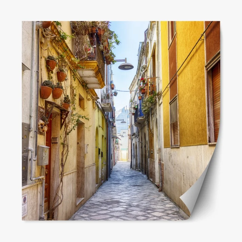 Naklejka repozycjonowalna elegancki beżowy wzór damask – Wallissimo®