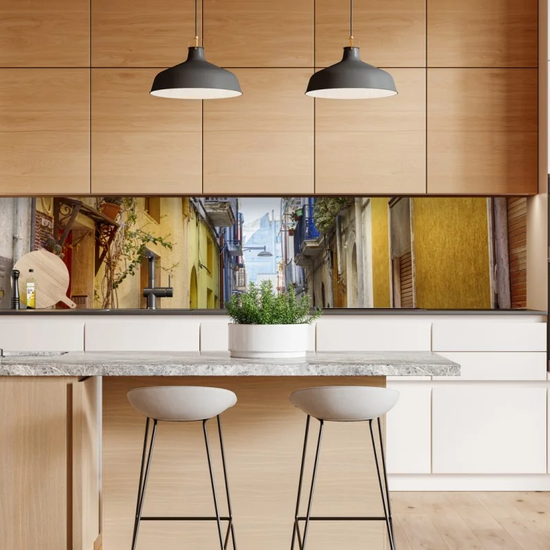 Naklejka repozycjonowalna elegancki beżowy wzór damask – Wallissimo®