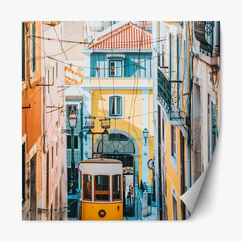 Naklejka repozycjonowalna różowy flaming z bliska – Wallissimo®