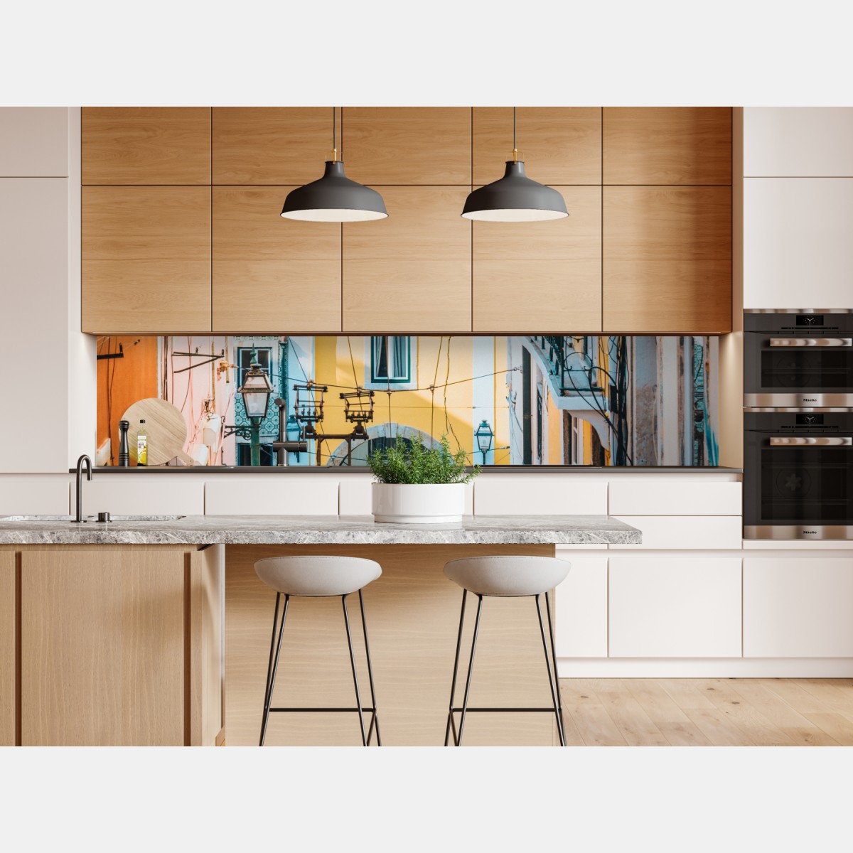 Naklejka repozycjonowalna kolorowy tramwaj bica w Lizbonie – Wallissimo® Naklejka repozycjonowalna kolorowy tramwaj bica w Lizbonie – Wallissimo®