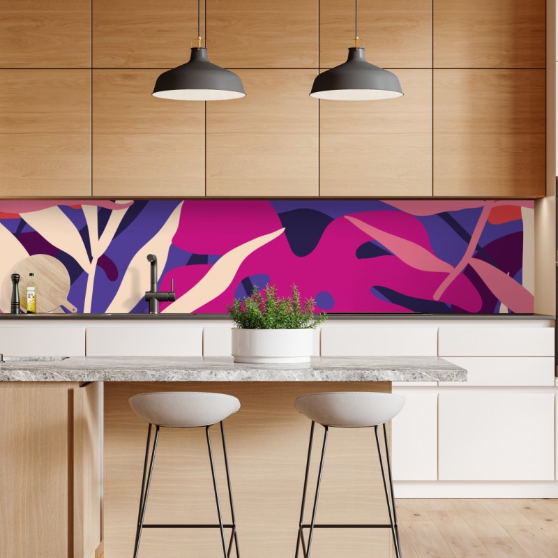 Naklejka repozycjonowalna mistyczny portret w złocie i błękicie – Wallissimo®