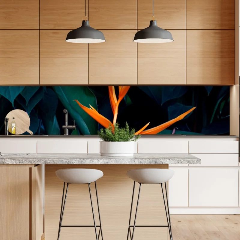 Naklejka repozycjonowalna spokojne alpejskie jezioro pod szczytem Wetterhorn, Szwajcaria – Wallissimo®