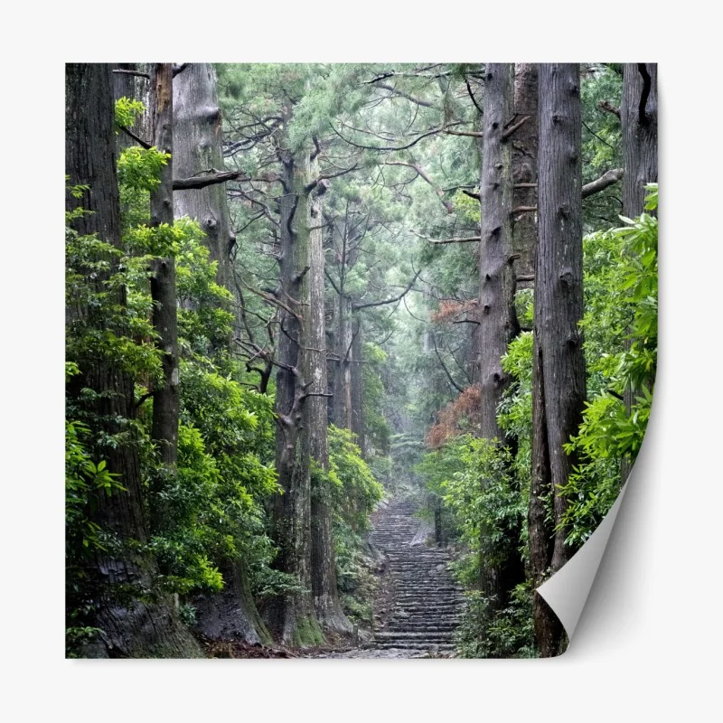 Naklejka repozycjonowalna delikatny różowy wzór kwiatowy – Wallissimo®