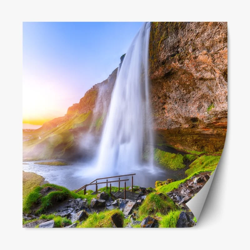 Naklejka repozycjonowalna odważne geometryczne linie – Wallissimo®