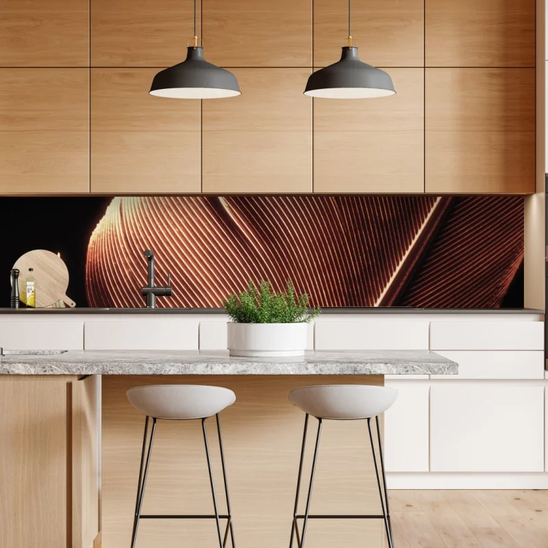 Naklejka repozycjonowalna tropikalny zachód słońca na plaży z koktajlem – Wallissimo®