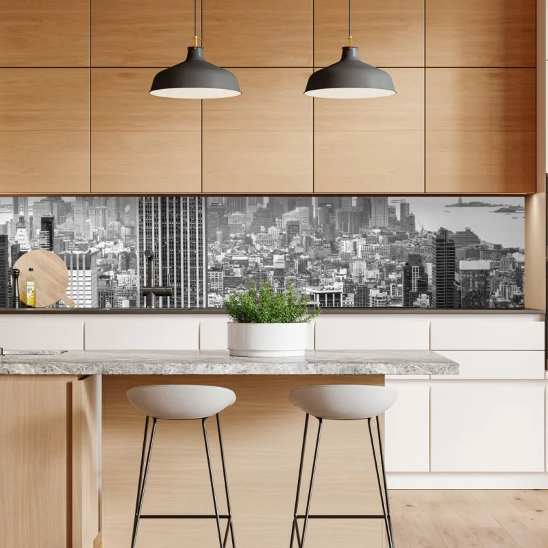 Naklejka repozycjonowalna złoty liść monstera na białym tle – Wallissimo®