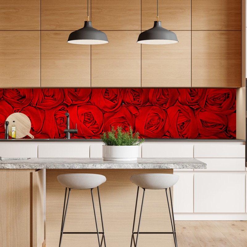 Naklejka repozycjonowalna delikatna frezja w monochromie – Wallissimo®