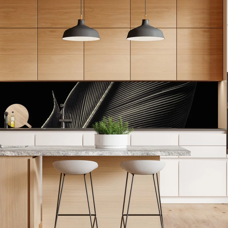 Naklejka repozycjonowalna sucha protea w sepii – Wallissimo®