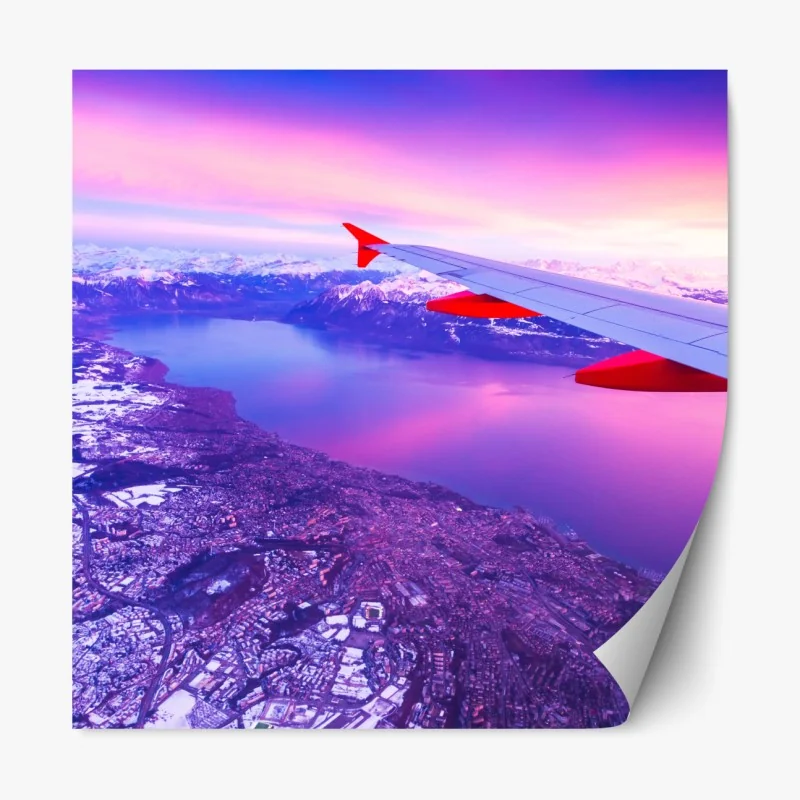 Naklejka repozycjonowalna vintage różowy wzór kwiatowy na głębokiej zieleni – Wallissimo®