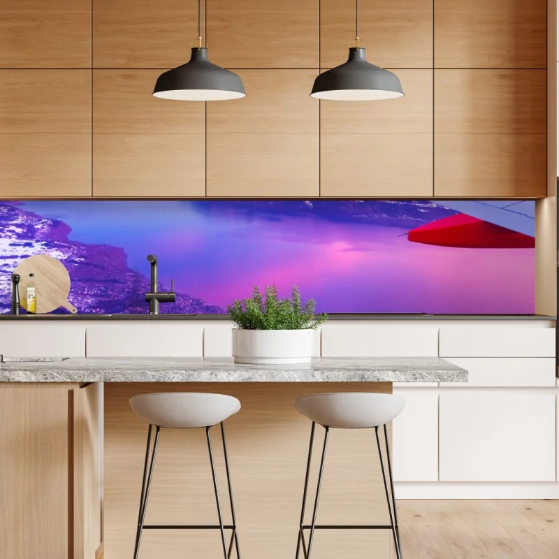 Naklejka repozycjonowalna vintage różowy wzór kwiatowy na głębokiej zieleni – Wallissimo®