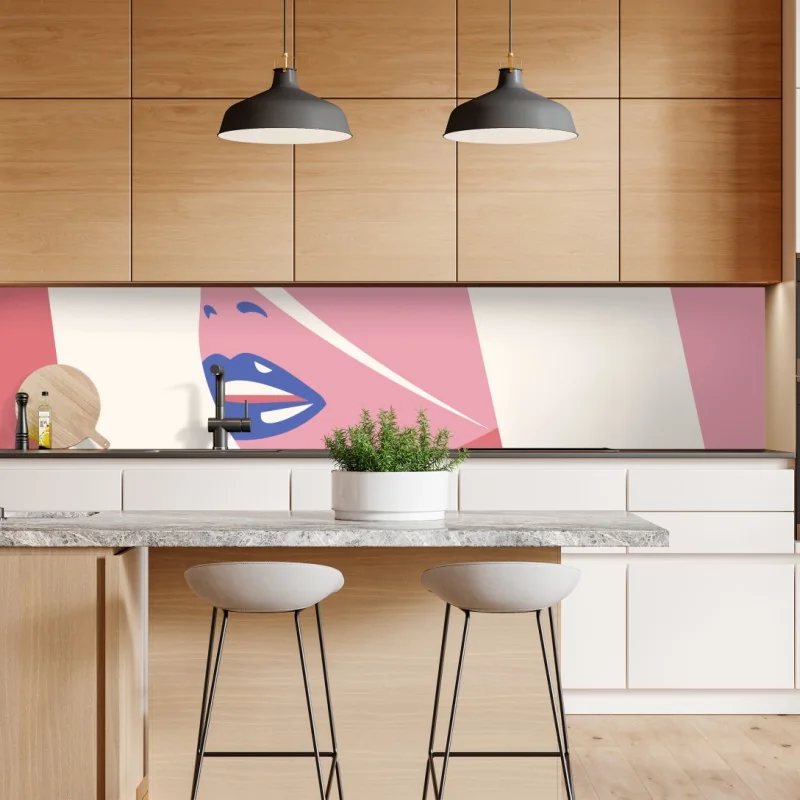 Naklejka repozycjonowalna spokojne alpejskie jezioro pod szczytem Wetterhorn, Szwajcaria – Wallissimo®