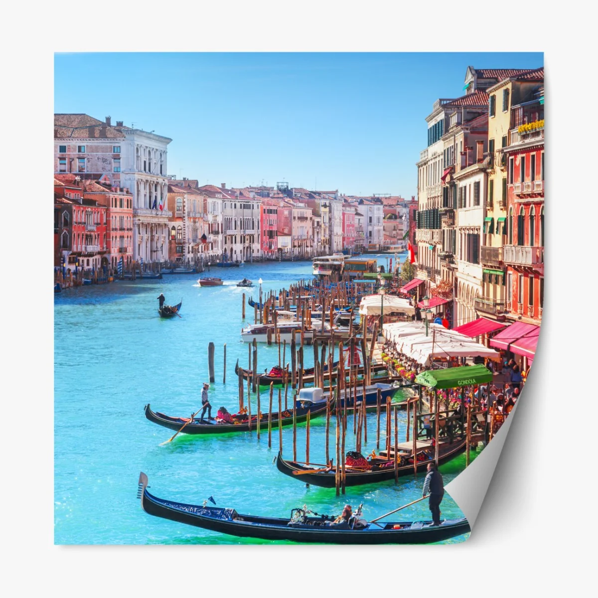 Naklejka repozycjonowalna Wenecja wielki kanał panorama miasta – Wallissimo® Naklejka repozycjonowalna Wenecja wielki kanał panorama miasta – Wallissimo®