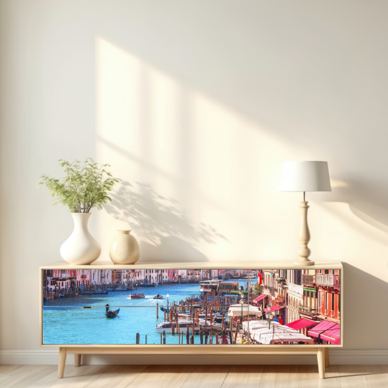 Naklejka repozycjonowalna Wenecja wielki kanał panorama miasta – Wallissimo® Naklejka repozycjonowalna Wenecja wielki kanał panorama miasta – Wallissimo®