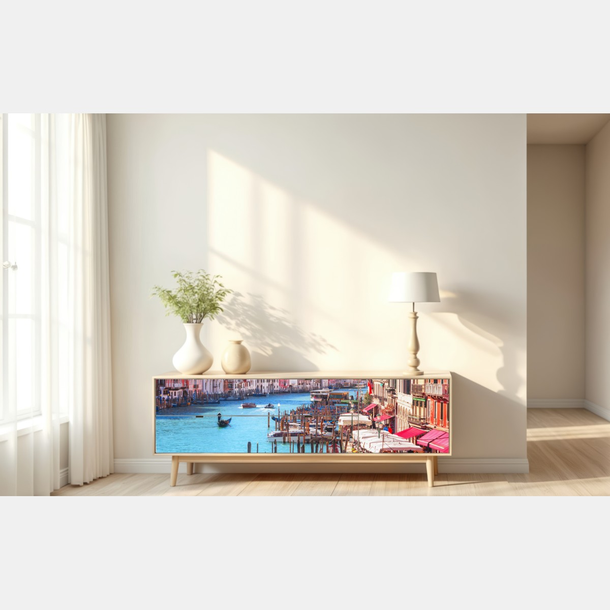 Naklejka repozycjonowalna Wenecja wielki kanał panorama miasta – Wallissimo® Naklejka repozycjonowalna Wenecja wielki kanał panorama miasta – Wallissimo®