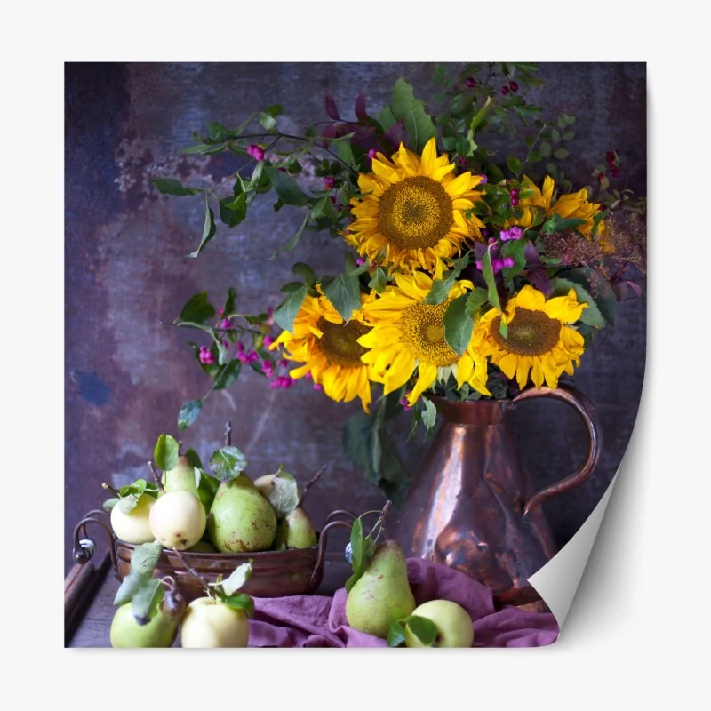 Naklejka repozycjonowalna żywa różowa abstrakcja płynna – Wallissimo®