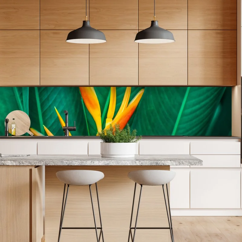 Naklejka repozycjonowalna słoneczny taras śródziemnomorski z widokiem na morze – Wallissimo®