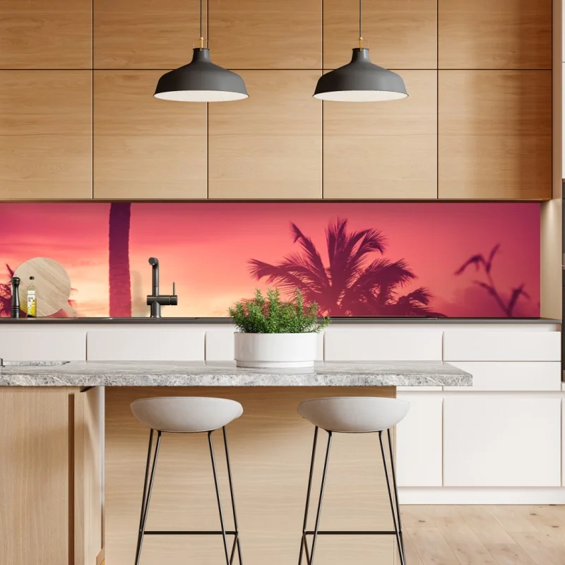 Naklejka repozycjonowalna spokojna plaża Konyaalti, Antalya – Wallissimo®