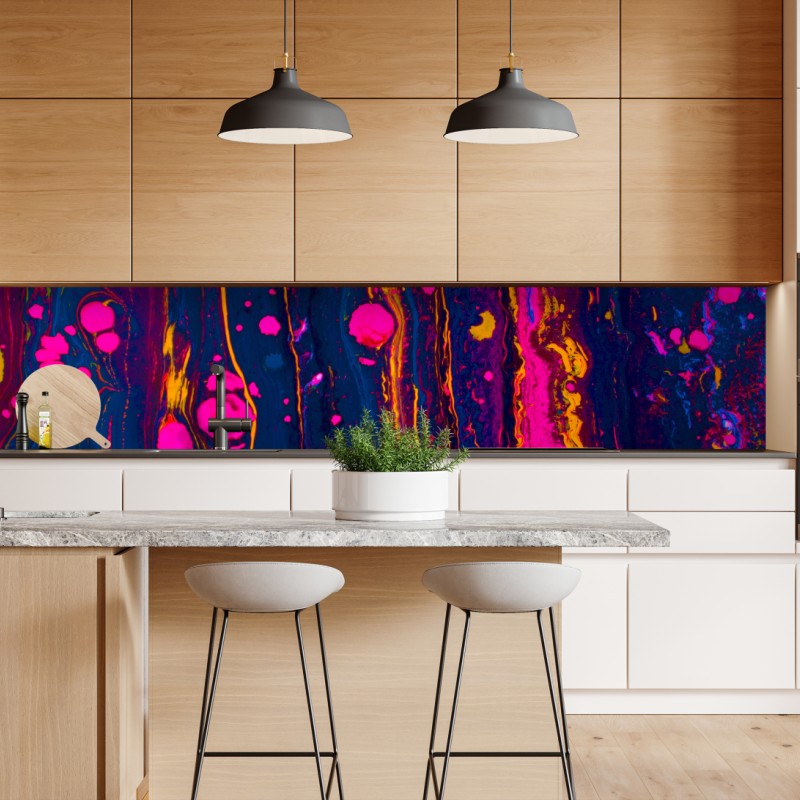 Naklejka repozycjonowalna złote geometryczne fasety – Wallissimo®