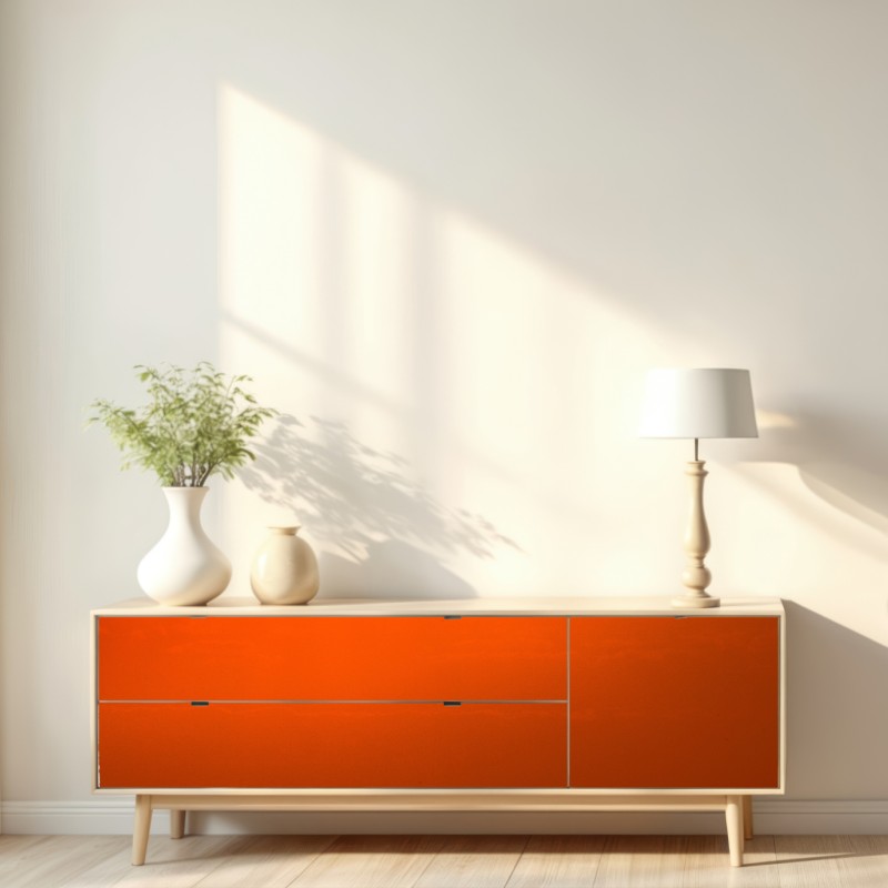 Naklejka repozycjonowalna złoty zachód słońca nad spokojnym jeziorem – Wallissimo® Naklejka repozycjonowalna złoty zachód słońca nad spokojnym jeziorem – Wallissimo®