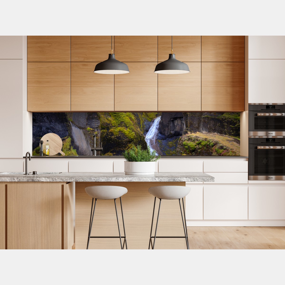 Naklejka repozycjonowalna Fjadrargljufur kanion o zachodzie słońca – Wallissimo® Naklejka repozycjonowalna Fjadrargljufur kanion o zachodzie słońca – Wallissimo®