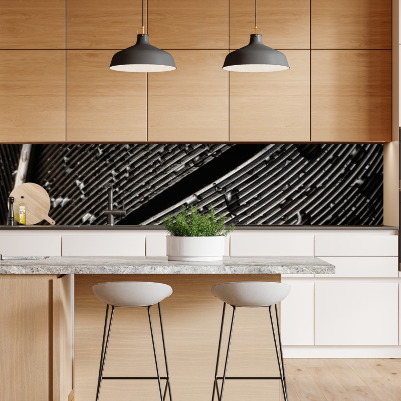 Naklejka repozycjonowalna pastelowy turkusowy wzór kwiatowy na miętowym tle – Wallissimo®